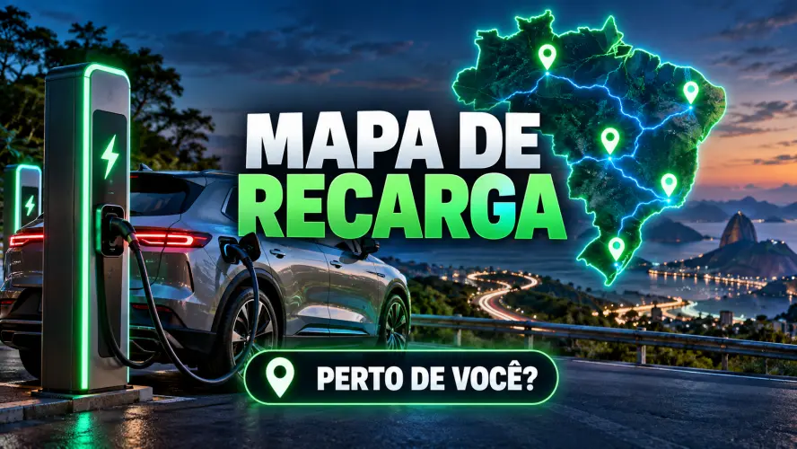 Mapa de Estações de Recarga para Carros Elétricos no Brasil 2026: Encontre Eletropostos Perto de Você