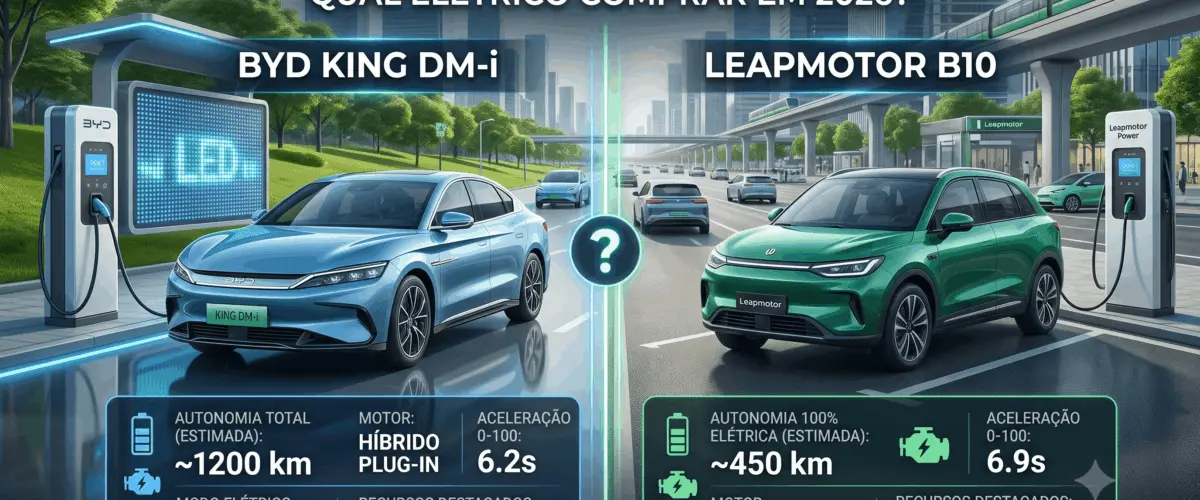 BYD King DM-i vs Leapmotor B10: Qual Elétrico Comprar em 2026?
