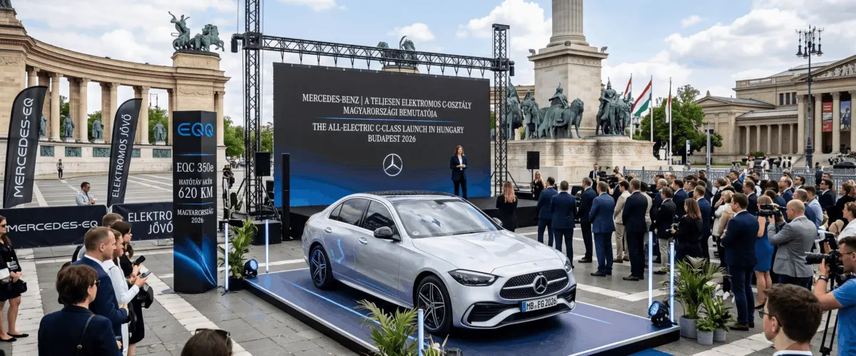 Mercedes lança primeiro C-Class elétrico na Hungria: guia completo em 2026