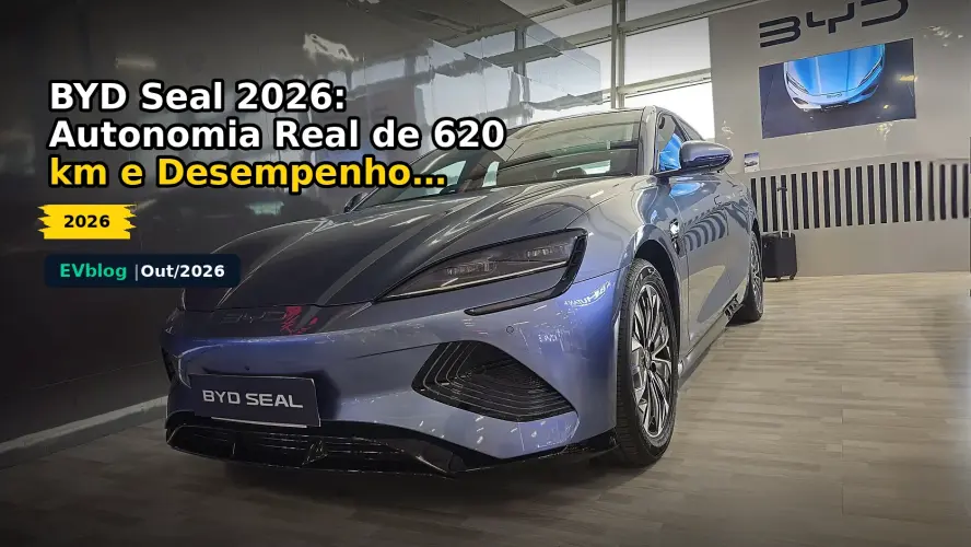 BYD Seal 2026: Autonomia Real de 620 km e Desempenho Esportivo