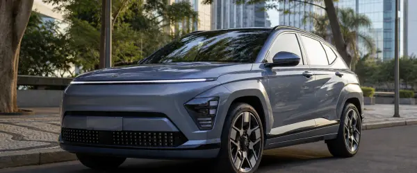 Hyundai reformula o Kona EV com design novo e infoentretenimento
