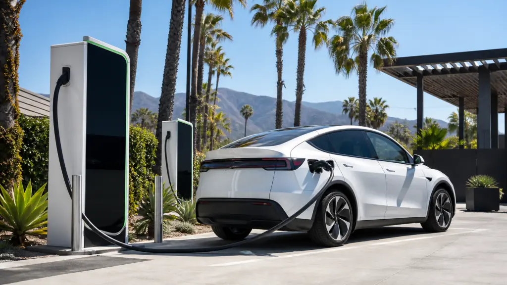 Electrify America abre maior hub de recarga rápida para EVs em Santa Barbara