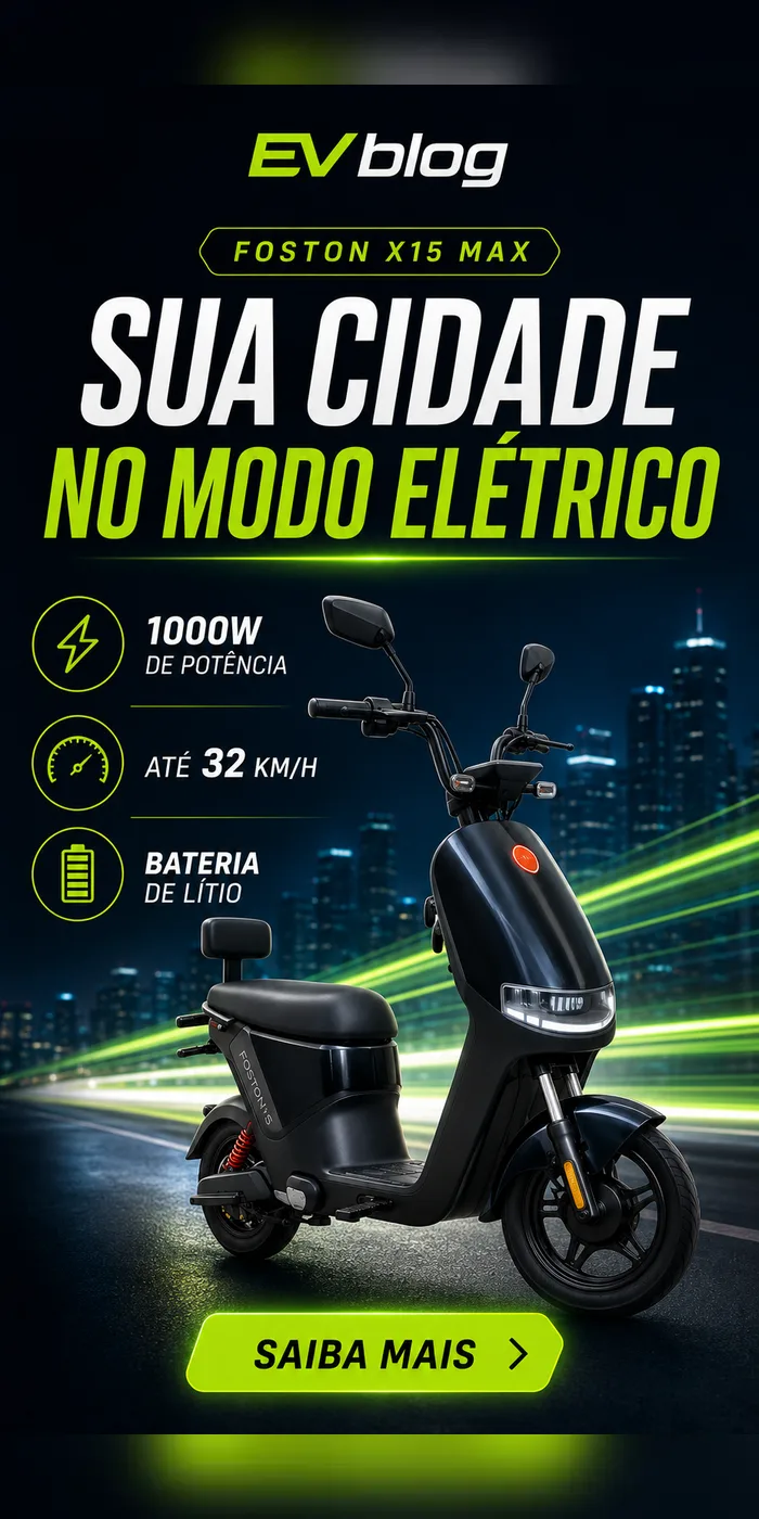 Scooter Elétrica Foston X15 Max 1000W
