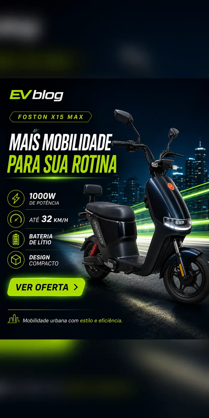 Scooter Elétrica Foston X15 Max 1000W