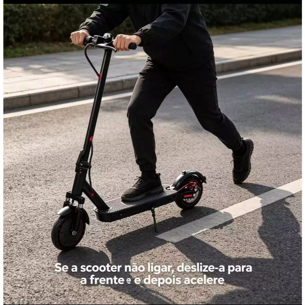 Patinete Elétrico Adulto 350W – Alta Velocidade, Bateria Longa e Suporta Até 150kg