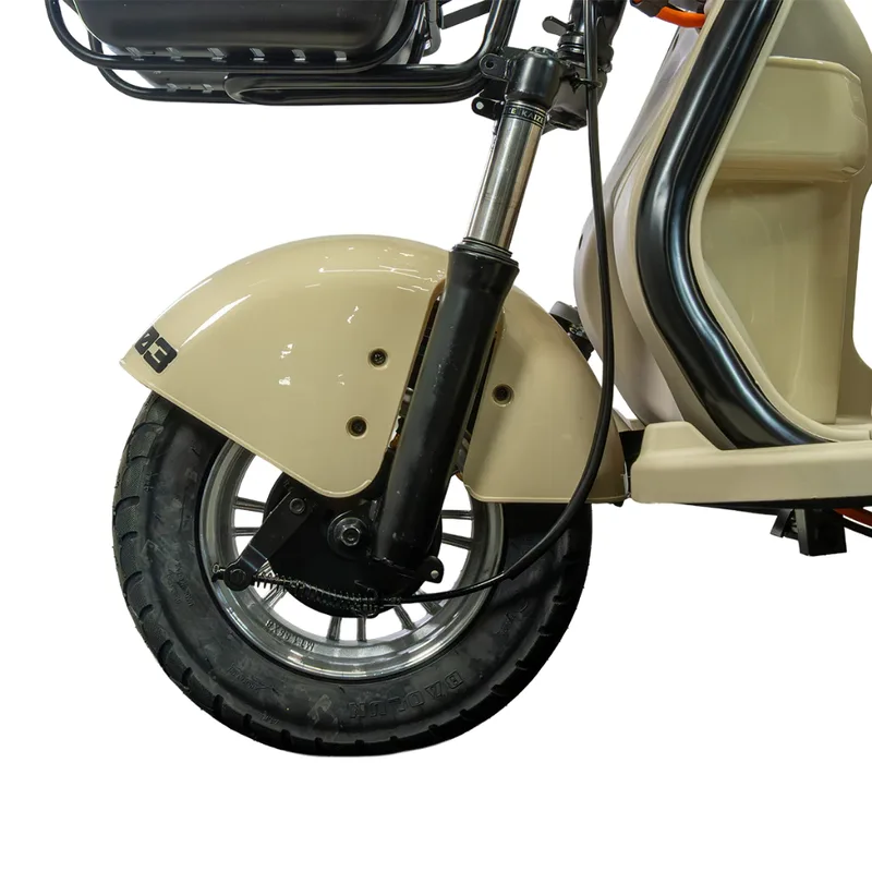 Triciclo Elétrico 3 Lugares WeHawk WX-T03 Bateria de Lítio 800W 48V 20Ah