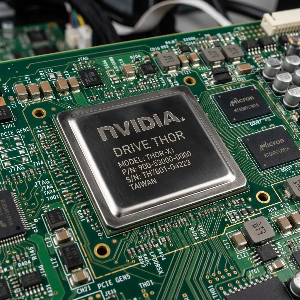 NVIDIA Drive Thor — foto real