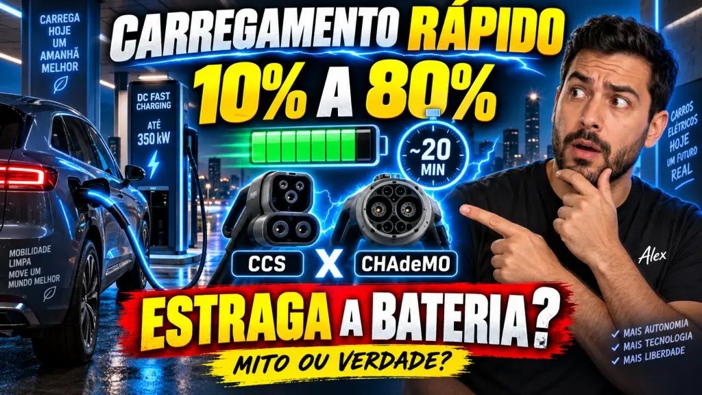 Carregamento rápido estraga a bateria? Verdade e mitos sobre 10% a 80% em 20 minutos