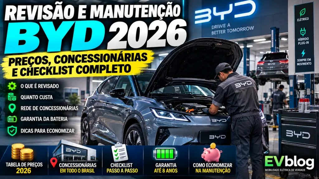 Revisão e Manutenção BYD 2026: Preços, Concessionárias e Checklist Completo