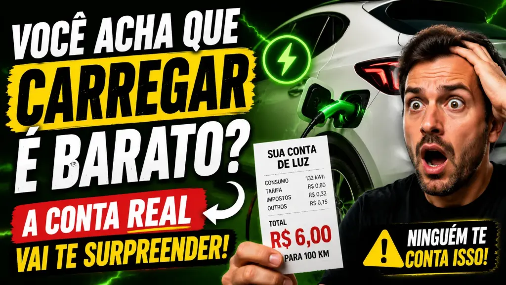 Quanto Custa Carregar um Carro Elétrico no Brasil em 2026? Guia de Custos e Economia Real