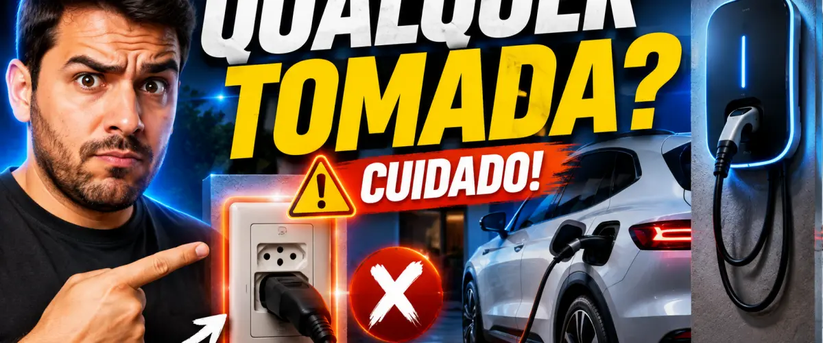 Dá para carregar carro elétrico em qualquer tomada?