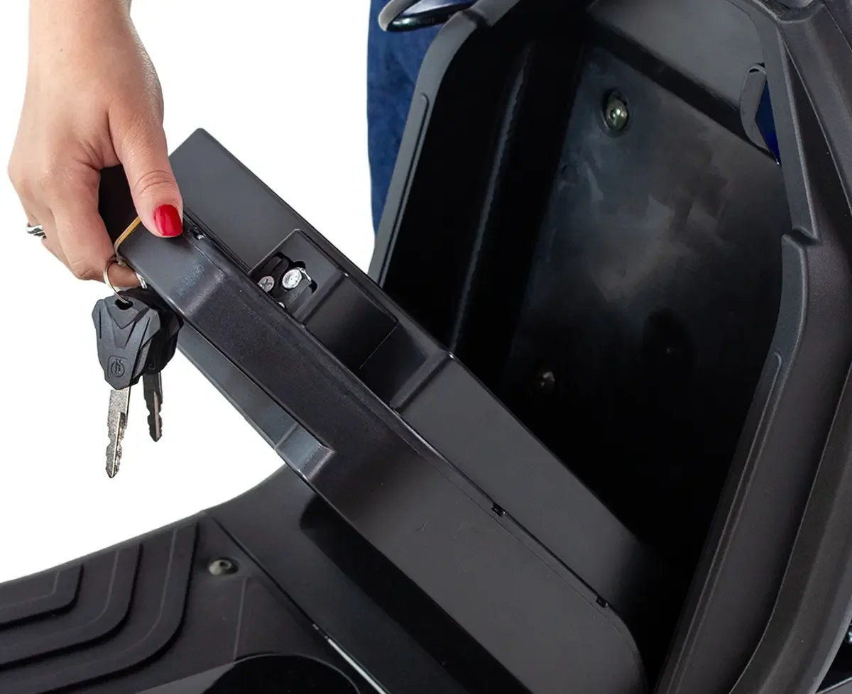 Bateria de lítio Wehawk 60 V 20 Ah removível em formato de maleta