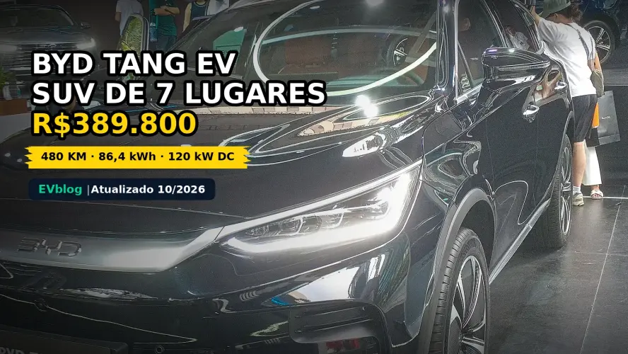 BYD Tang EV 2026: Preço, Autonomia de 480 km e o Que Você Não Encontra em Outro 7 Lugares