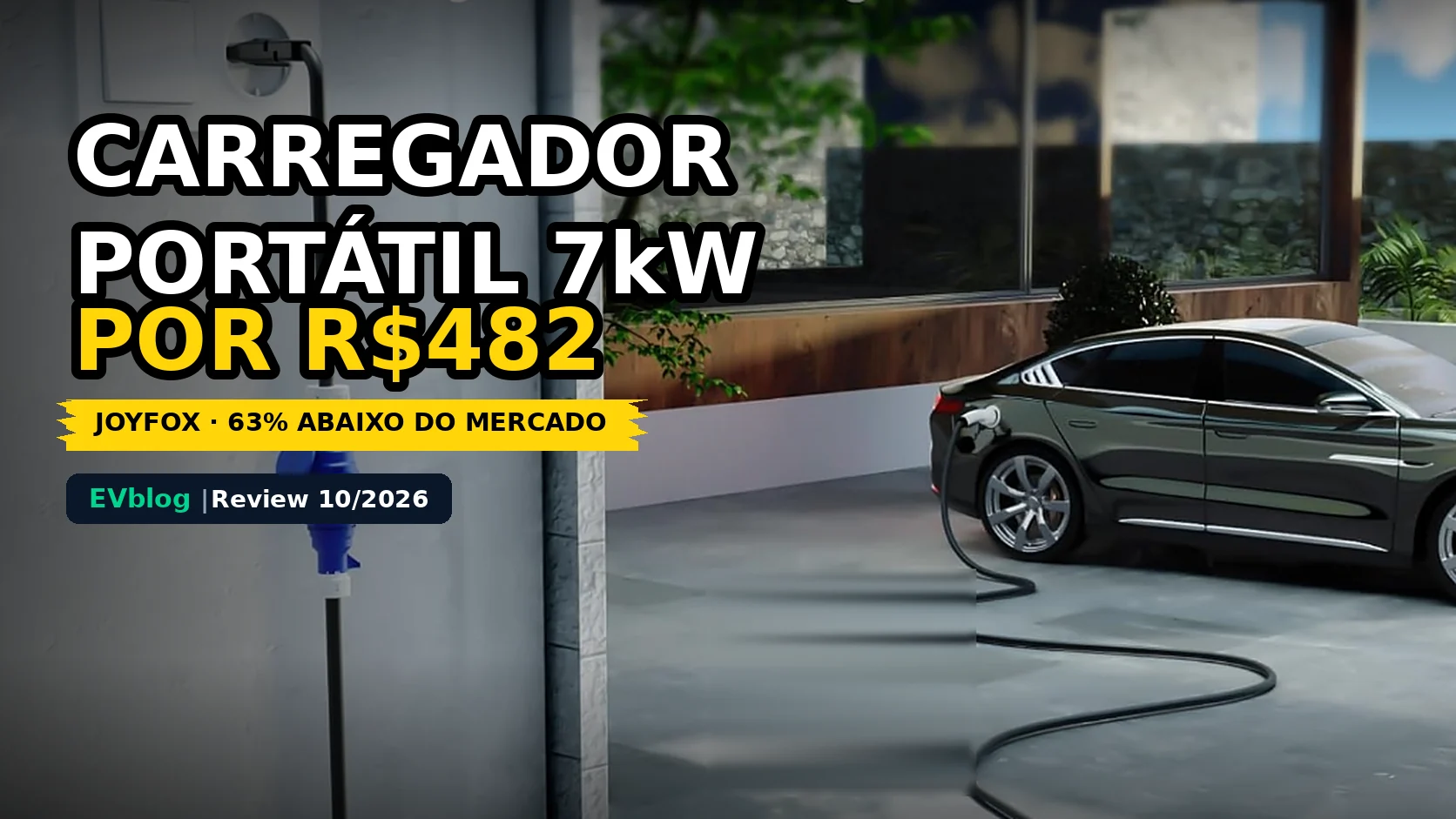 Carregador Portátil JOYFOX 7kW: Review, Desconto Real e o Aviso de Segurança