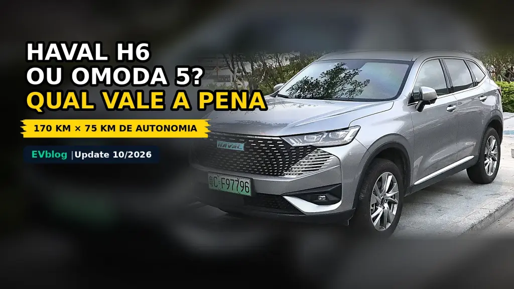 Haval H6 vs Omoda 5: Qual Híbrido Plug-in Vale a Pena em 2026