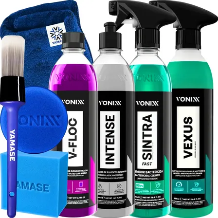 Kit de lavagem automotiva Vonixx: V-Floc, Blend ou Sintra? O que vem em cada kit e quanto custa
