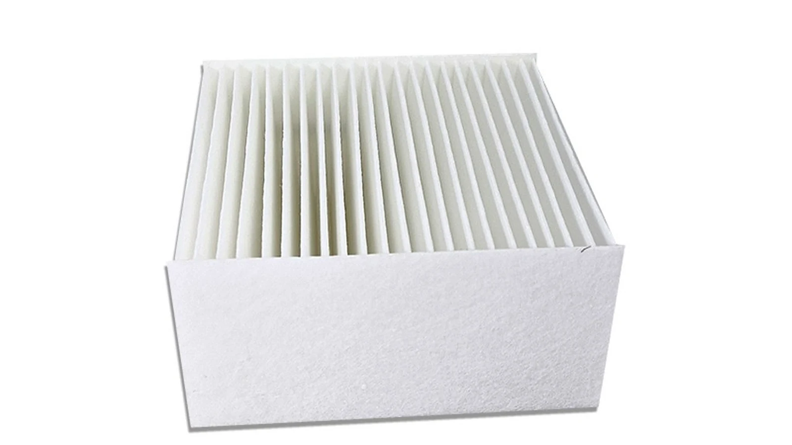 Filtro de ar condicionado de cabine BYD Dolphin Mini referência Wega AKX2119, formato quadrado com moldura de espuma