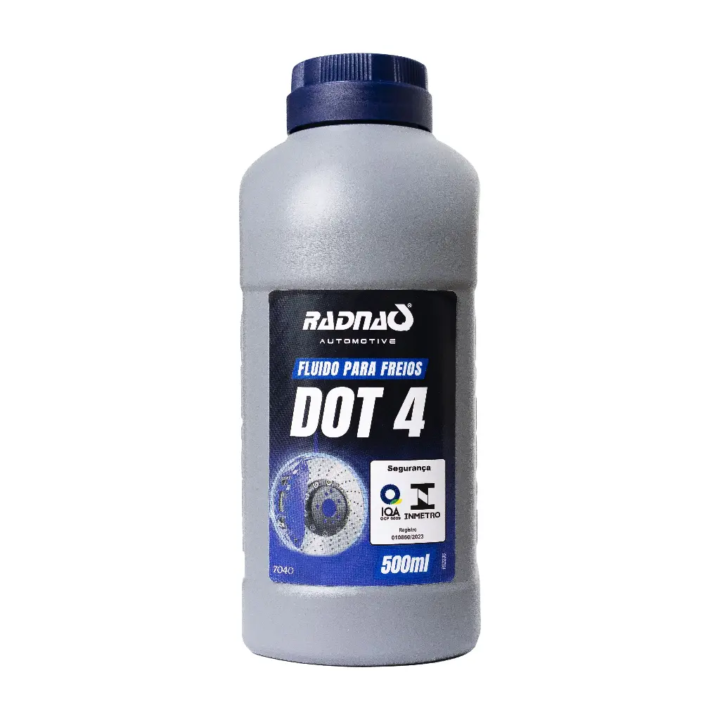 Frasco de fluido de freio DOT 4 Radnaq de 500 ml