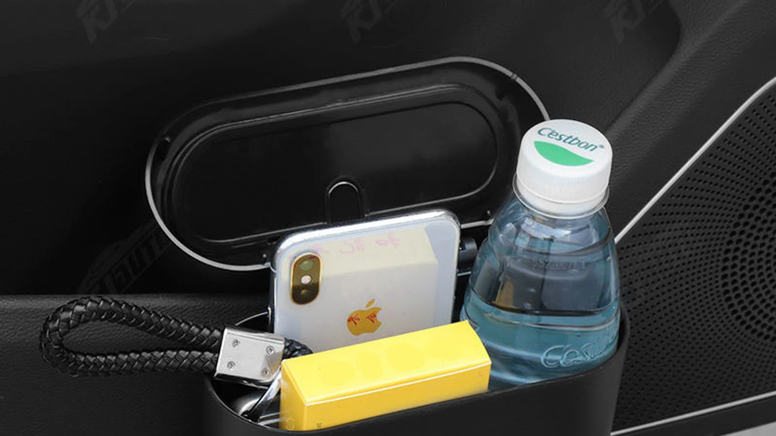 Lixeira flip BYD: tampa por toque e uso como porta-objetos